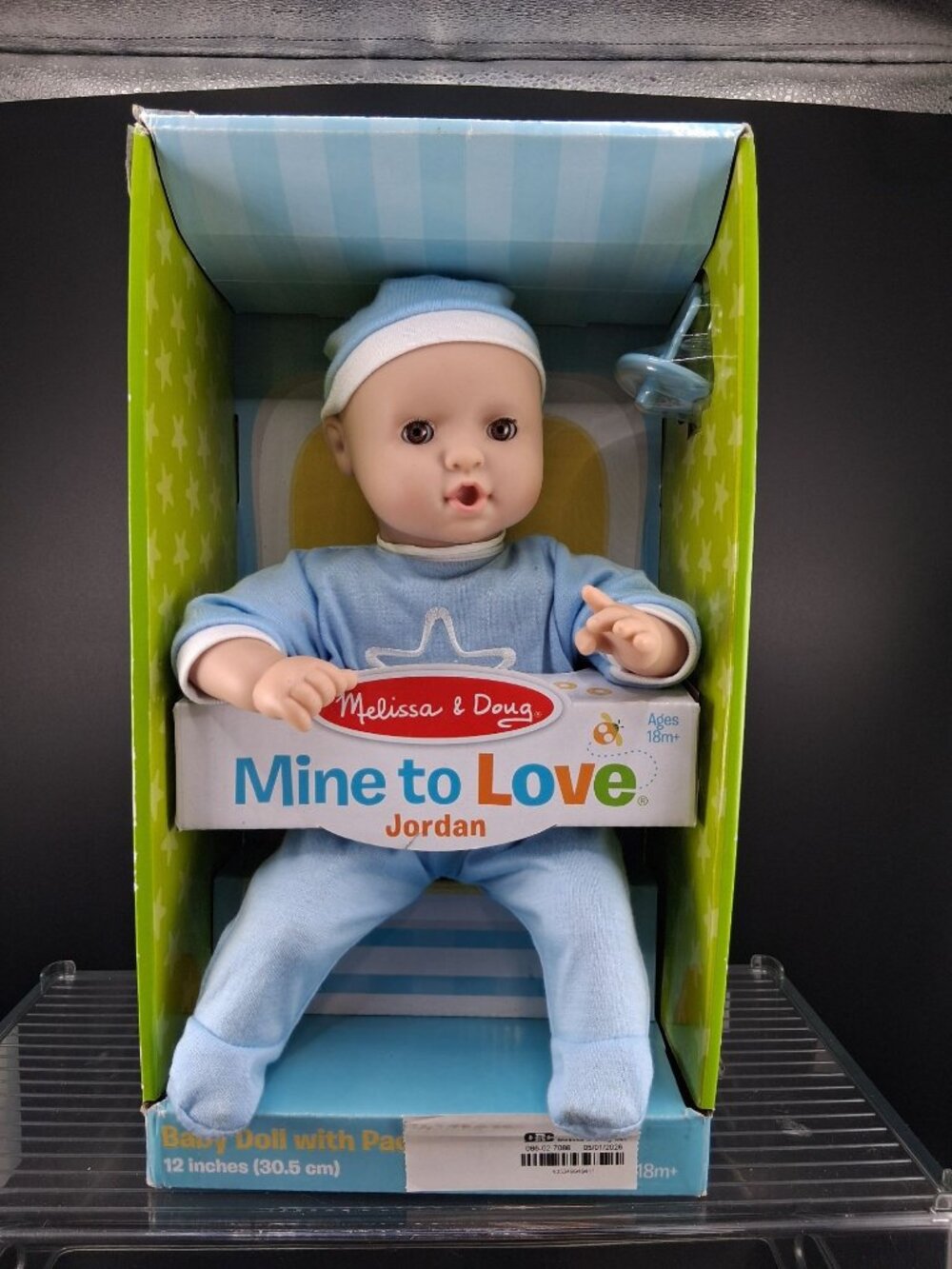 Melissa & Doug Mine To Love Baby Doll Jordan 12" 18m+